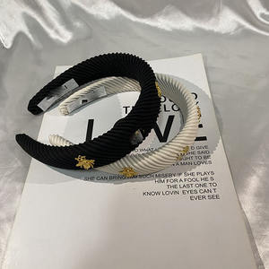 طوق شعر نسائي بتصميم جديد على شكل نحلة مع تاج عالي، ربطة شعر إسفنجية بتصميم جنية صغيرة لغسل الوجه في الصيف، مشبك شعر - Product Image 4