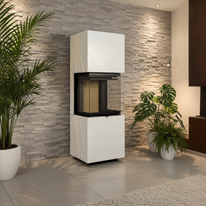 Poêle à granulés sans fumée de style européen, mini foyer de camping, poêle à granulés en bois - Product Image 1