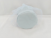 Paniers de Pâques en tulle avec nœuds, accents scintillants, paniers de chasse aux œufs pastel, porte-cadeaux de Pâques de printemps