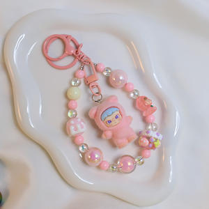 Accessoires pour sacs pour filles mignonnes, style automne-hiver, pendentif en résine en forme <span class=keywords><strong>de</strong></span> cœur, porte-clés « Grand cousin <span class=keywords><strong>de</strong></span> <span class=keywords><strong>Dora</strong></span> », style Xiaohongshu, peluche en plastique pour poupée - Product Image 5