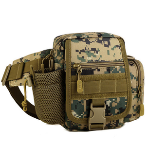 กระเป๋าคาดเอวอเนกประสงค์สำหรับผู้ชาย กระเป๋าสะพายข้างแนวตั้งแบบเบาสำหรับขี่จักรยาน กระเป๋าคาดเอวแบบยุทธวิธีพร้อมช่องใส่ขวดน้ำสำหรับปั่นจักรยานและกิจกรรมกลางแจ้ง - Product Image 5