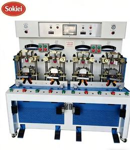 Maquinaria Automática para Fabricación de Calzado 4C4H, Máquina de Moldeo de Punteras 4 Frías y 4 Calientes, Máquina de 4 Cabezas para Fabricación de Calzado - Product Image 3