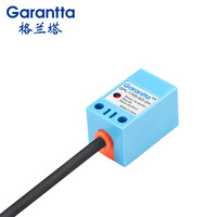 Sensor Proximity Induktif Persegi dengan Perlindungan Polarisitas Terbalik, Casing ABS, Sakelar Batas Posisi untuk Mesin Pengemasan