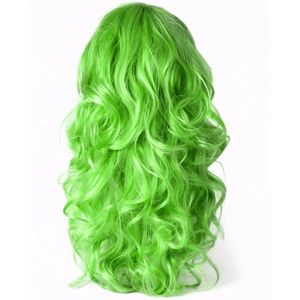 Vente en gros Plusieurs Couleurs Cosplay <span class=keywords><strong>Carnaval</strong></span> Halloween Party Perruques Synthétiques Longues Bouclées <span class=keywords><strong>Pas</strong></span> <span class=keywords><strong>Cher</strong></span> - Product Image 4