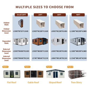 Casa Contenedor Expandible Económica para Varias Estaciones, para el Mercado de <span class=keywords><strong>Bulgaria</strong></span>, Cabaña Modular Prefabricada con Alto Aislamiento - Product Image 4