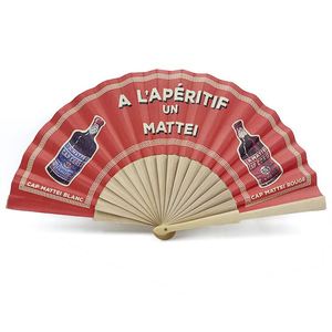 Abanico de Mano Plegable de Madera Clásico con Impresión de Logotipo Personalizado al por Mayor, para Promociones, Bodas Españolas, Año Nuevo, Halloween, Navidad y Otras Ocasiones - Product Image 1