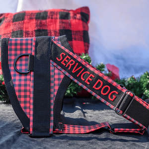 Sang Trọng ESA Hỗ Trợ Cảm Xúc Dog Vest Không Có Kéo Nhà Sản Xuất Dây Xích Cổ Áo Thiết Lập Tùy Chỉnh Chiến Thuật Dịch Vụ Con Chó Khai Thác Với ID Tag - Product Image 5