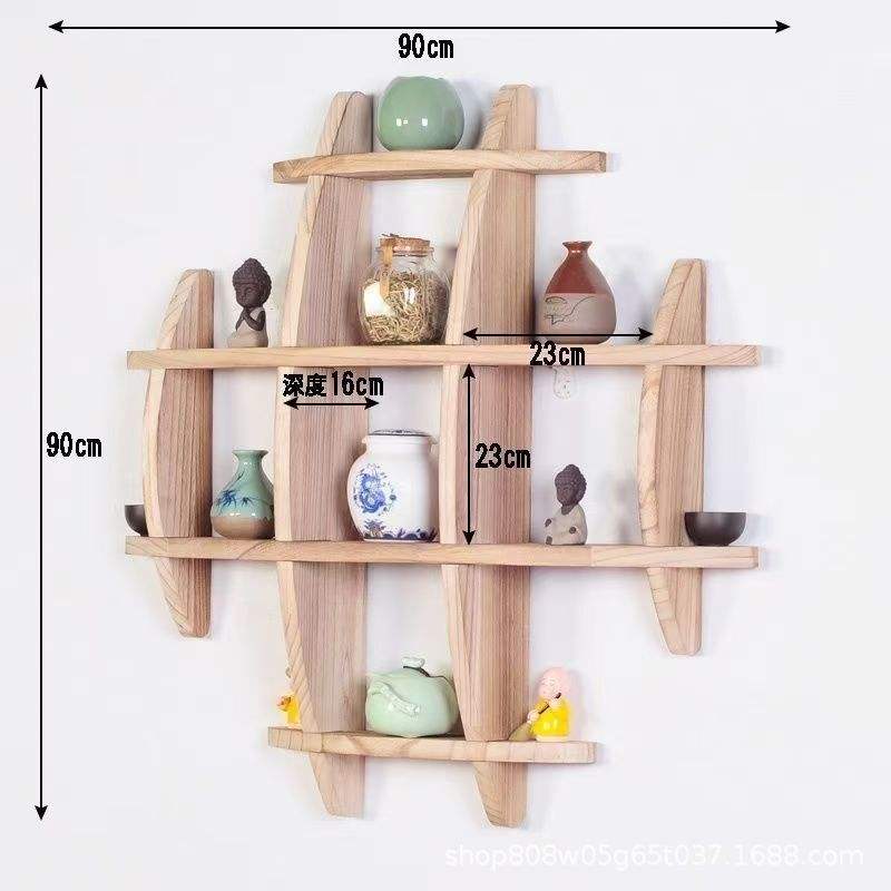 Natural wood color, 90*90cm