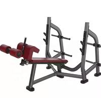 Banc de musculation inclinable en acier réglable pour exercices de pectoraux et bras, avec dispositifs de sécurité