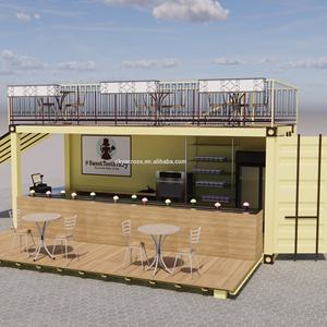 Restaurant mobile de restauration rapide Skyacross en conteneur maritime à vendre – Maison conteneur en acier pour restaurant (plan inclus) - Product Image 1