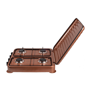 Réchaud à <span class=keywords><strong>gaz</strong></span> portable de table en aluminium à 4 brûleurs, accessoires de cuisine domestiques en acier inoxydable pour le <span class=keywords><strong>camping</strong></span> - Product Image 3