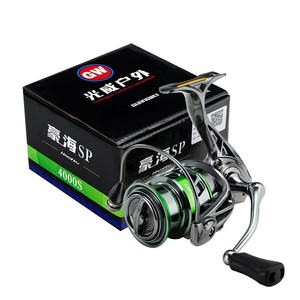 Carrete de Pesca Giratorio Gw, Metálico, con 8+1 Rodamientos, Diseño de Boca Inclinada, para Pesca en el Mar - Product Image 5