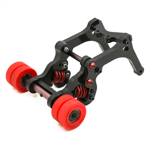 Pièces de mise à niveau du châssis avec barre anti-roulis à ressorts doubles/4 roues, amortisseurs, pour voiture télécommandée RC pour enfants à l'échelle 1/10 - Product Image 6