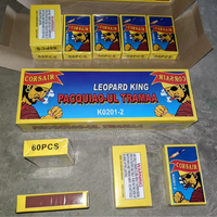 K0201 Pétard Match Cracker à bruit fort, en tube de papier noir, jouet pyrotechnique, boîte jaune