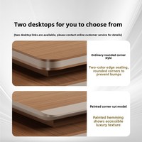 Chaise de bureau de luxe légère haut de gamme simple et moderne ensemble président directeur superviseur meubles table de patron