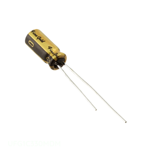 Condensateur original à traversage de trou 33 µF, en aluminium, 33 µF 20% 16V RADIAL TH UFG1C330MDM - Product Image 1