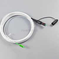 Kabel Patch Cord Fiber Optik Preconnectorized FIBERVISION FTTH Mini SC Drop Cable Precon Head ke Konektor SC/APC