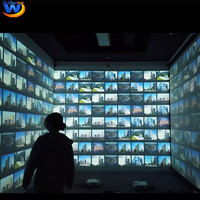 Mur de photos numériques Projecteur d'hologrammes à projection interactive Écran tactile Affichage 3D Vidéo Expérience immersive