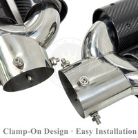 Puntas de Escape RCF de Fibra de Carbono para BMW G20 M330i M340i G22 M440i