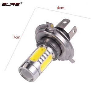 Nuovo Faro LED COB H4 Super Luminoso 7.5W 12V 6500K per Moto e Auto con 5 Luci di Superficie, Montaggio Universale - Product Image 4