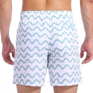 Bañadores de secado rápido para hombre, pantalones cortos de playa hawaianos ligeros con impresión por sublimación personalizada, 100% poliéster - Product Image 5