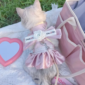 Hot Selling Bowknot Luxury Pet Princess Dress Elegant Multi Color Cute Dog <b>Clothes</b> - Product Image 3