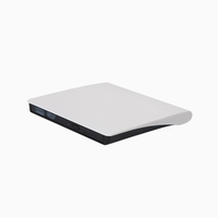 Brushed Finish External USB CD/DVD Optical Drive-Portable Plug & Play for Laptop/Desktop Computers
