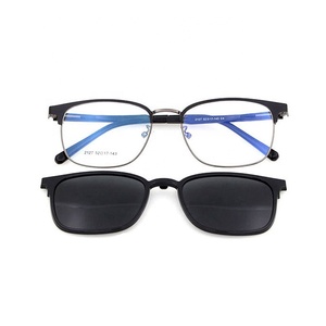 Unisex TR90 combinazione di metallo ottico TR polarizzati <span class=keywords><strong>occhiali</strong></span> da sole a forma quadrata <span class=keywords><strong>occhiali</strong></span> magnetici Clip da uomo caduta <span class=keywords><strong>occhiali</strong></span> da vista <span class=keywords><strong>montature</strong></span> - Product Image 3