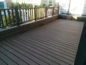 Wpc наружный пол деревянный пластиковый композитный декоративный настил устойчивый к погодным условиям Wpc открытый бассейн палуба - Product Image 4