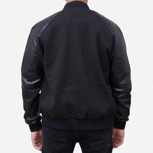 Vestes de baseball personnalisées pour hommes, vêtements d'hiver respirants en cuir à manches longues, vestes de baseball de haute qualité avec tissu de qualité supérieure - Product Image 2