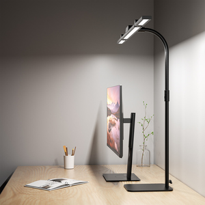 Lampe de bureau LED moderne à col de cygne, à commande tactile, intensité réglable, pour architecte, bureau, étude, lecture, dessin technique, avec double éclairage - Product Image 1