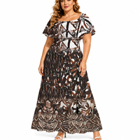 Robes imprimées style Hawaïen et Polynésien, motif gâteau à étages, tendance, pour femmes, personnalisables, style plage, tie-dye, vente chaude