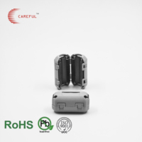 Filtro EMI de Núcleo de Ferrita Dividido SCRC 90B, Supresor de Ruido para Cable de Dispositivos Pequeños, Diámetro Interior de 9 mm