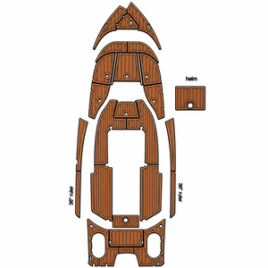 Kit de Almohadillas de Espuma EVA para Consola Central de Barco de Pesca Blazer Bay, Suelo Marino Antideslizante con Tapete para Timón - Product Image 5