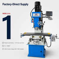 Machine de perçage et de fraisage verticale HongXi ZX50C, 8 vitesses, 60-1400 tr/min, table pivotante, broche MT4 45°, 220V/380V, usage moyen, CE ISO9001
