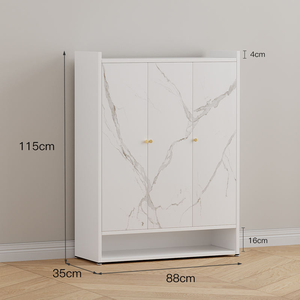 Armoire à <span class=keywords><strong>chaussures</strong></span> en acier de luxe moderne pour le salon, l'entrée ou l'hôtel, <span class=keywords><strong>meuble</strong></span> de rangement durable de style nouveau - Product Image 2