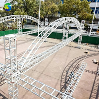 Sistemas de Soporte de Estructura de Aluminio para Escenarios Portátiles con Luces DJ y Pantallas