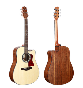 Chitarra acustica in legno di abete rosso artigianale all'ingrosso diretta in fabbrica - Product Image 1