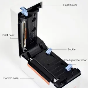 Novo! Impressora portátil de transferência térmica, impressora de bilhete para impressora de impressora, código de barras usb