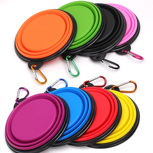 Fabricant OEM ODM, logo et couleur personnalisés, bol pliable portable pour animaux de compagnie, chat, chien, eau et nourriture, avec mousqueton - Product Image 3