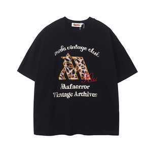 เสื้อยืดสตรีทแวร์ผู้ชายทรงหลวม ระบายอากาศได้ดี เป็นมิตรกับสิ่งแวดล้อม ผลิตจากผ้าฝ้าย 100% คุณภาพสูง พิมพ์ลายอย่างดี - Product Image 3