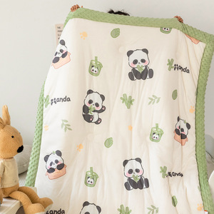 Chăn trẻ em bốn mùa sử dụng chăn mềm mại thoải mái Nhỏ Chăn dệt kim Bông Đậu nhung trẻ em - Product Image 4