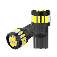 Ampoule LED T10 194 2,44W Super Lumineuse Plug-and-Play 168 W5W Type Cale 12-24V pour Éclairage Intérieur Automobile Plafonnier et Carte