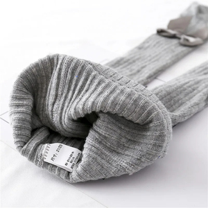 Collants Nouveaux en Gros à Nœud Papillon pour Filles, en Coton Tricoté, Taille Haute, pour Enfants, Bébés et Tout-Petits, Collection Automne - Product Image 3