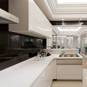 Armoires de cuisine modernes de luxe personnalisées Unite Armoires de cuisine personnalisées avec poignée Ensemble de meubles de cuisine design - Product Image 5