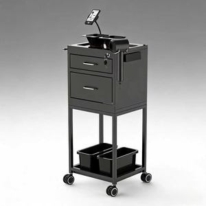 Barbershop <b>trolley</b> large capacity hair salon teaching and training tools multifunctional storage high-end - Product Image 3