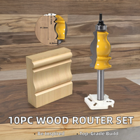 Ensemble d'embouts de routeur en carbure de tungstène 1/2 "8mm tige CNC fraise à bois pour Machine de découpe ODM Support personnalisé