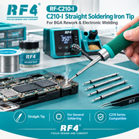 Embout de fer à souder de précision RF4 C210-I, série C210, compatible avec le système de changement rapide et chauffage uniforme pour la soudure et la réparation