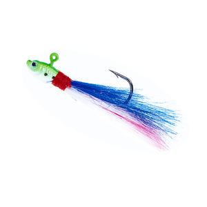 <strong>BUCKTAIL</strong> Hard Lure With Feather Fishing Hook Artificial <strong>Jig</strong> Head Wholesale Fishing Hard Lure Metal - Product Image 1