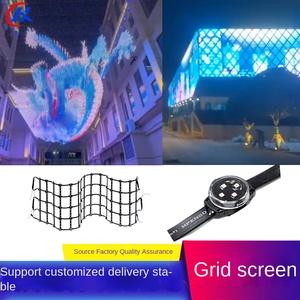 Pantalla de rejilla de píxeles LED a todo color para exteriores con clasificación IP65 directa de fábrica DMX512 Compatible con aplicaciones de paisaje - Product Image 2